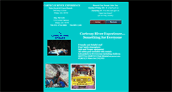 Desktop Screenshot of cartecayriverexperience.com