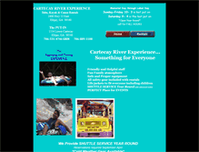 Tablet Screenshot of cartecayriverexperience.com